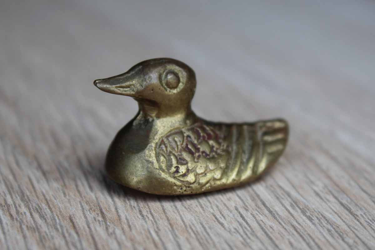Aged Heavy Brass Duck Statue, Vintage Brass Duck, Brass Figurine, Brass  Duck Figurine, Solid Brass Duck, Brass Animal, Brass Ducks 