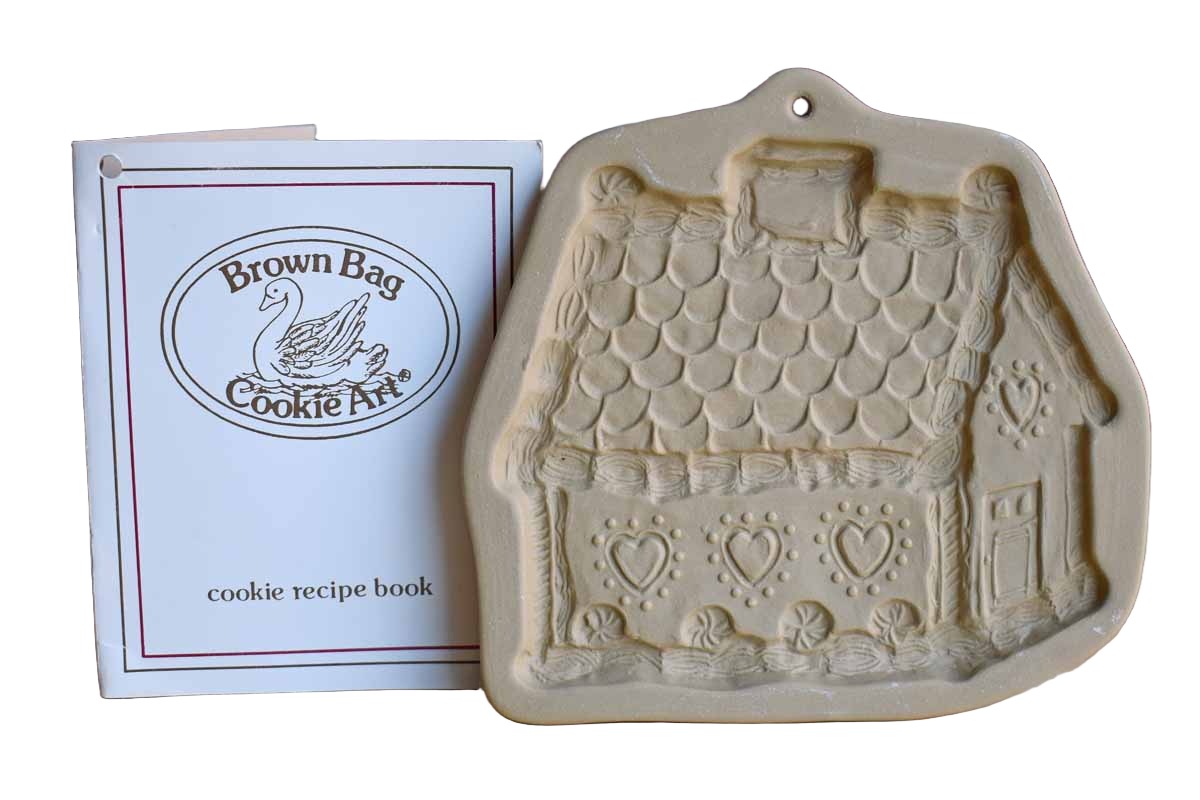 Brown Bag Cookie Art cookie mold and stamp set