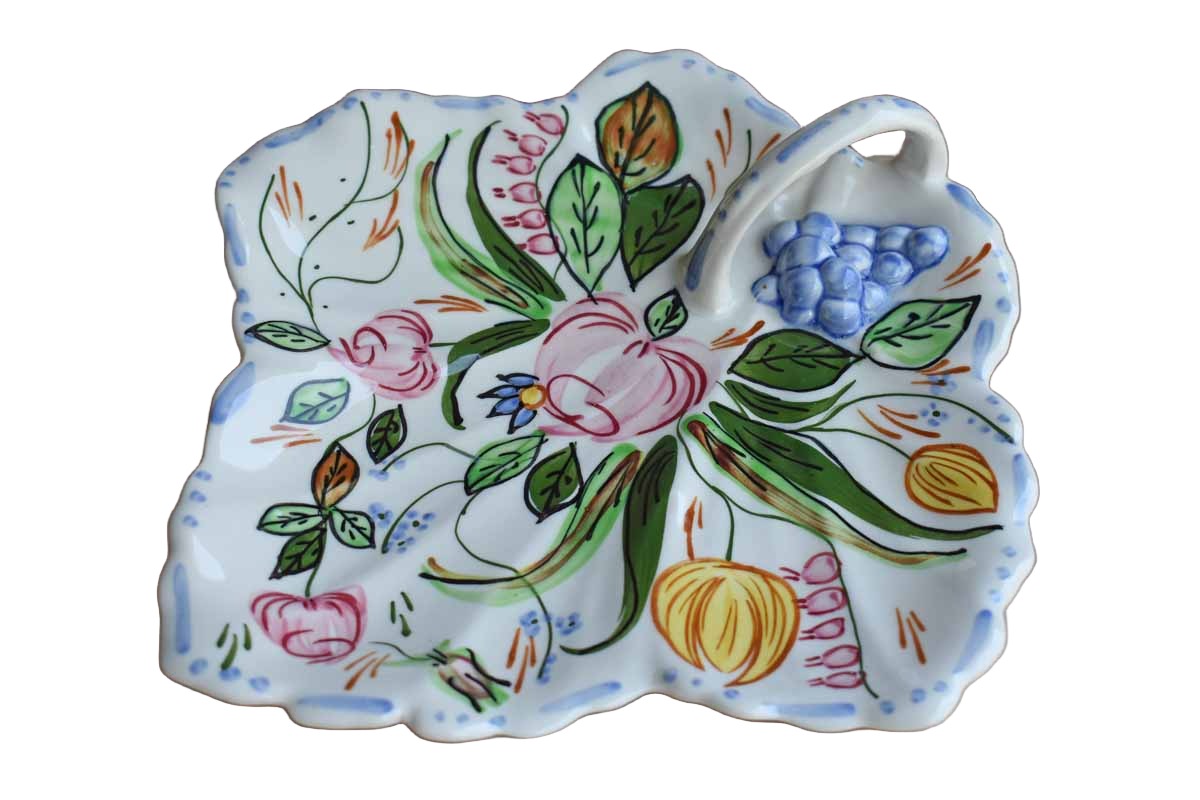 Blue Ridge China Ceramic Hand Painted Celery or Tidbit Tray – The