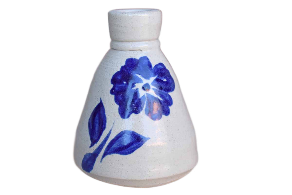 Glazed Earthenware Clay Salt and Pepper Shakers