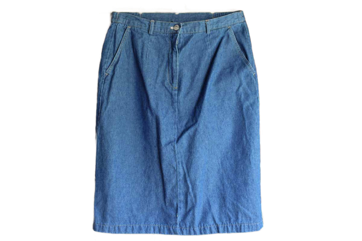 ₪102-Classic Irregular Raw Edge Denim Skirt Women Mid Length Summer 2023  Design Sense High Waist A Line Casual Female Bottoms-Description