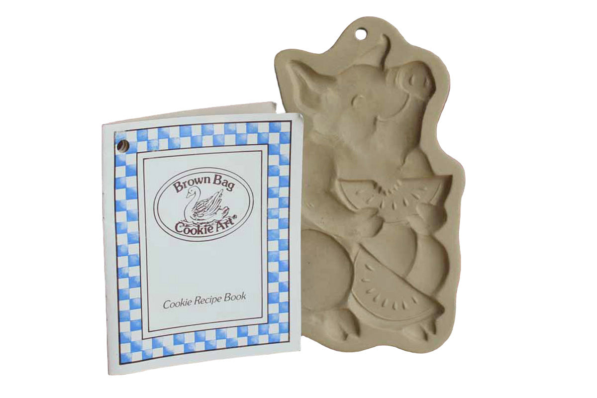 Brown Bag Cookie Art (New Hampshire, USA) Stoneware Cookie Mold of Pig –  The Standing Rabbit