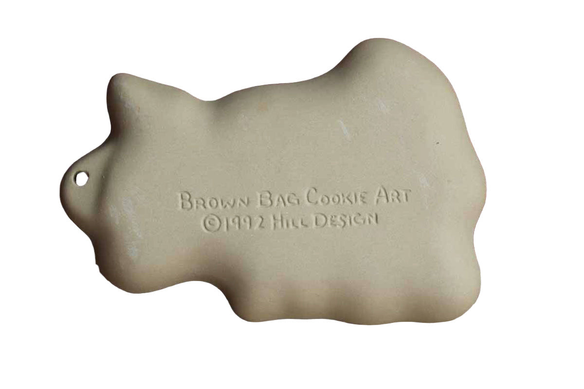 Brown Bag Cookie Art (New Hampshire, USA) Stoneware Cookie Mold of Pig –  The Standing Rabbit