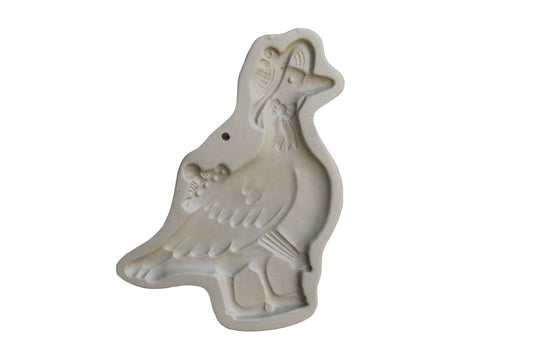 Brown Bag Cookie Art (New Hampshire, USA) Stoneware Cookie Mold of a R –  The Standing Rabbit