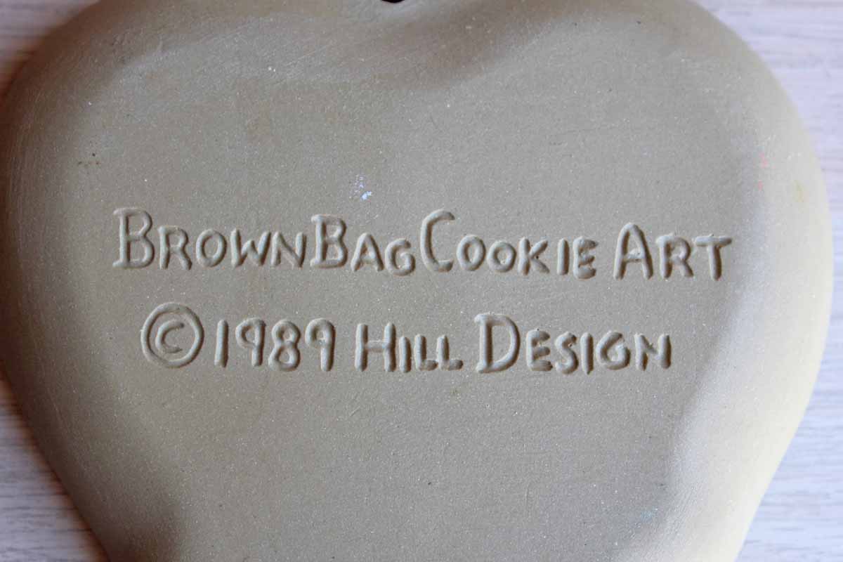 Lot Of Ceramic Cookie Molds Brown Bag Art