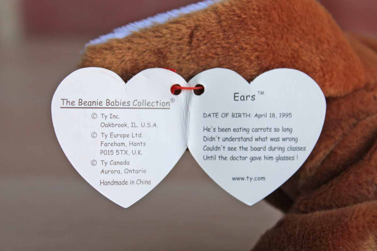 Beanie baby ears clearance value