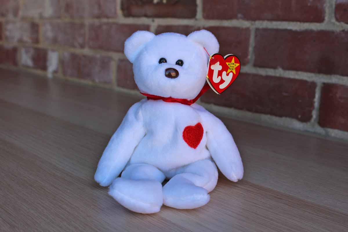 Ty beanie shop baby valentino bear