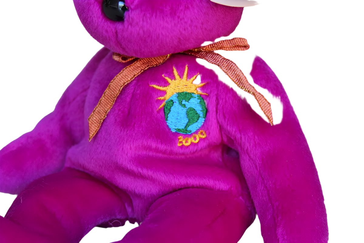 2000 purple beanie clearance baby