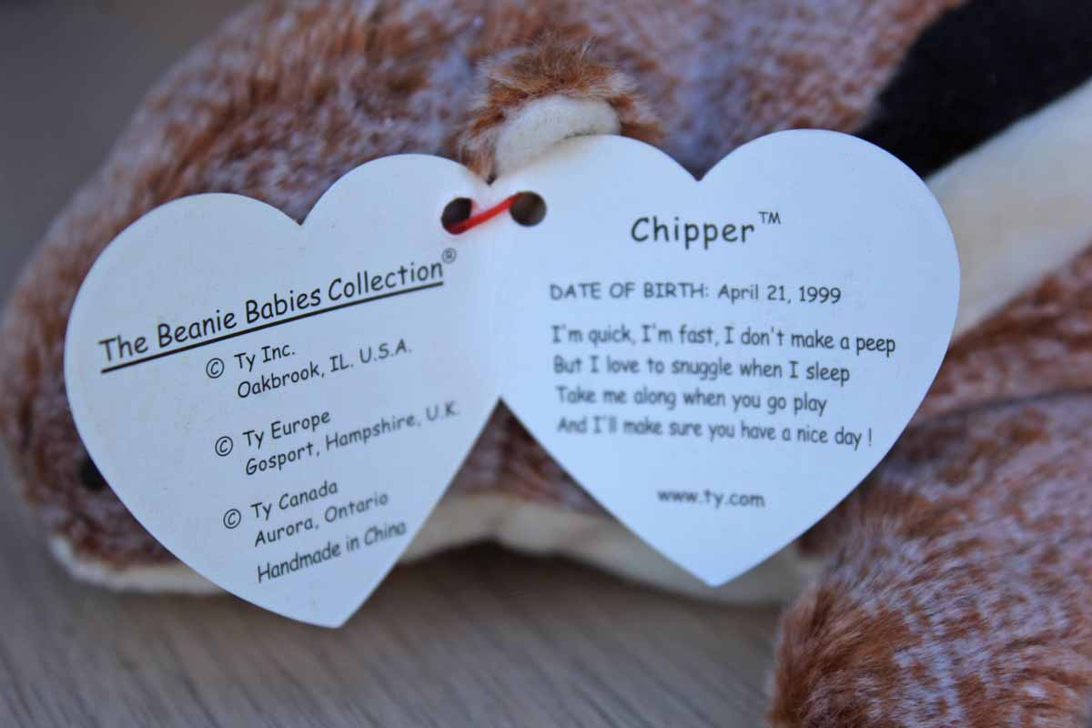 Beanie babies online chipper 1999