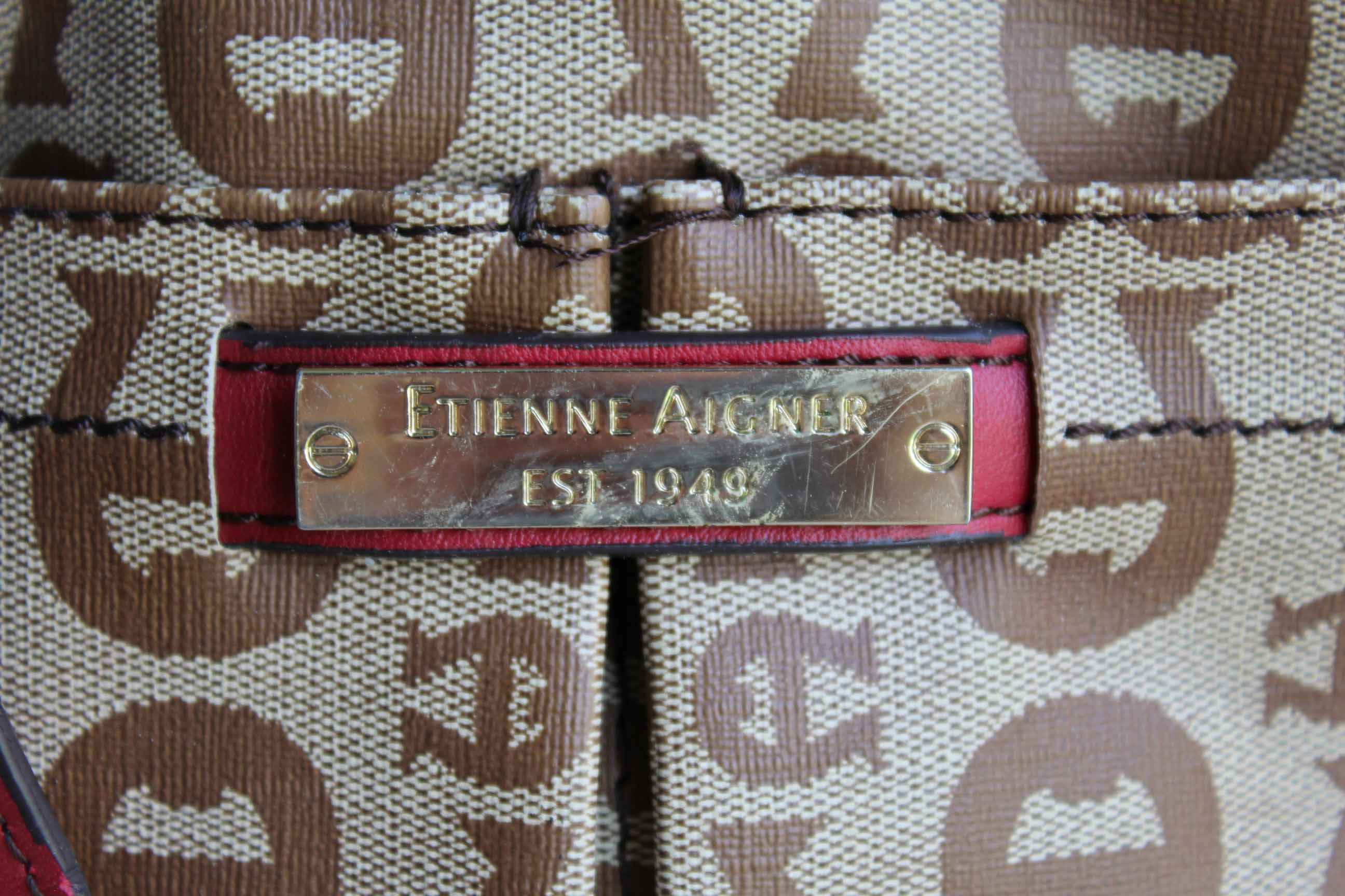 Etienne Aigner New York USA Roomy PVC Shoulder Bag The