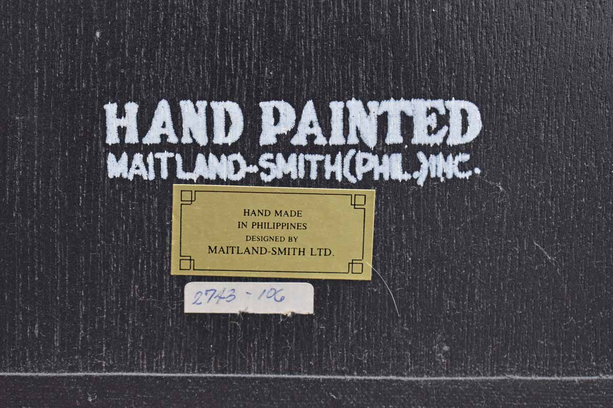 Maitland-Smith (North Carolina, USA) Large Hand Painted Wood Panel (Pickup  Only)