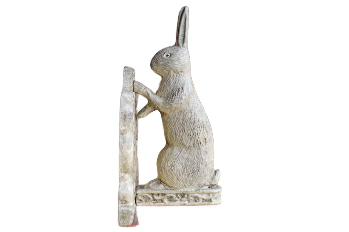 Cast Iron Standing Rabbit Bookend – The Standing Rabbit